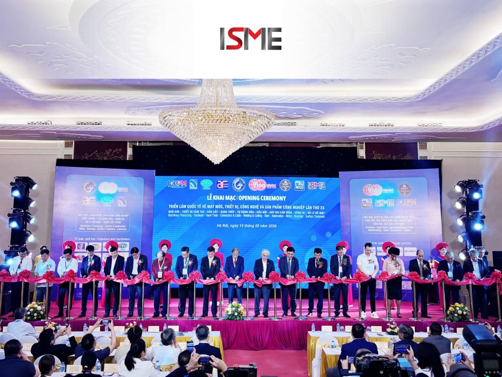 Toàn cảnh lễ khai mạc triển lãm ISME VIETNAM 2026 tại Cung Văn hóa Hữu Nghị ICE Hà Nội.