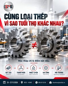 Vì Sao Hai Chi Tiết Cùng Loại Thép Nhưng Tuổi Thọ Lại Khác Nhau?